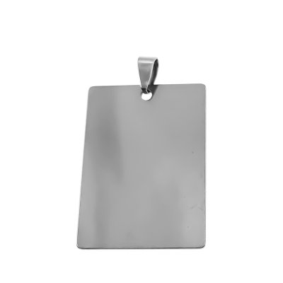 Medalla rectangular 14*20MM premium