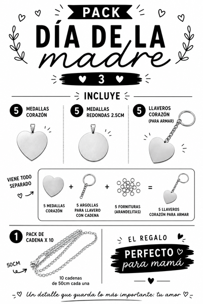 PACK 3 DÍA DE LA MADRE