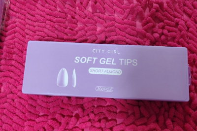 Tips soft gel City Girl almendra x300 unidades