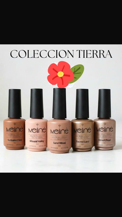Esmaltes meliné colección nude y tierra