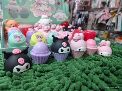 Personajes kuromi, kitty manteca de cacao