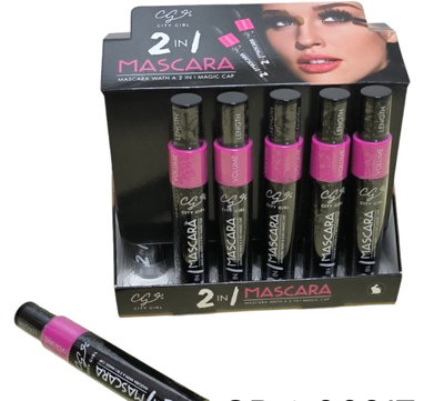 Máscara de pestañas 2 en 1 las alarga y les da volumen / Rimmel City girl