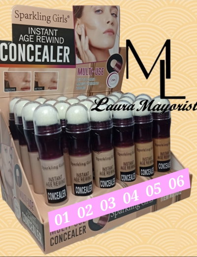 Correctores con esponja 6 tonos - instant age rewind concealer