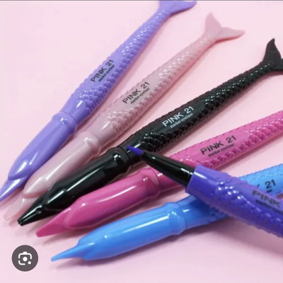 Delineadores líquidos en fibra sirena Pink 21
