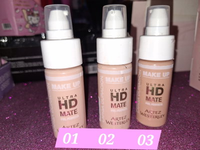 ÚLTIMAS! Base make up ultra mate artez westerley 
