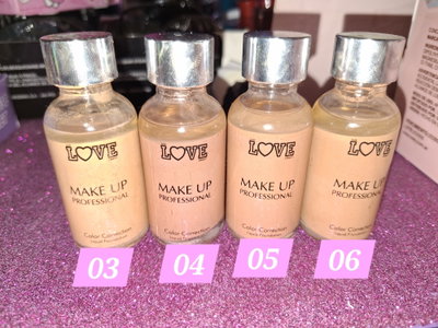 ÚLTIMAS! Base love 4 tonos