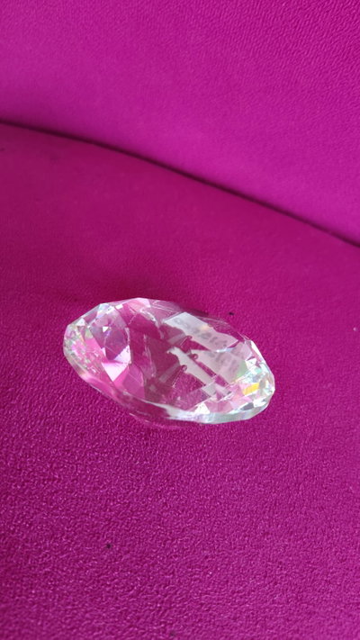 Diamante chico plateado simple 