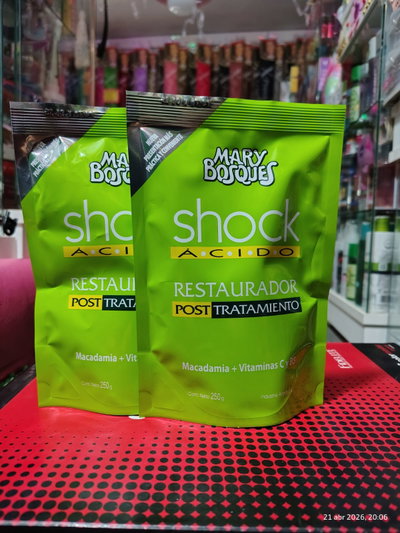 Nuevo ingreso Shock ácido Mary Bosques  Restaurador post tratamiento 250g 