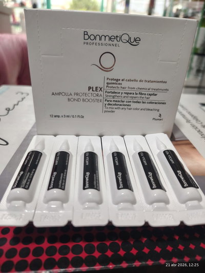 Nuevo ingreso Ampolla BONMETIQUE fortalece y repara la fibra capilar