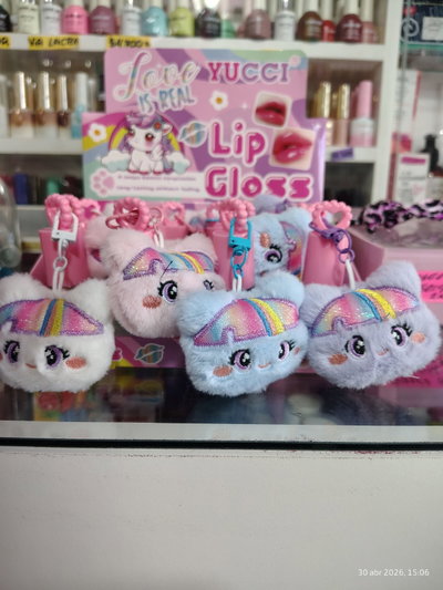Labiales gloss peluche gatito/unicornio