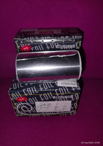 Rollo de papel aluminio