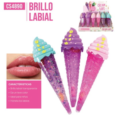 Brillo labiales  de helado! 