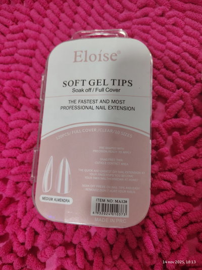 Tips soft gel prelimadas