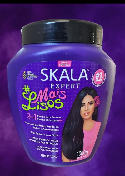 Skala diseñada para cabellos lacios naturales o alisados