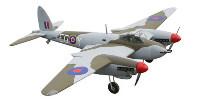 Avión RC DH Mosquito SEA285 Bimotor 2.03m Tren Retráctil