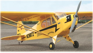Avión RC Piper Cub SEA87 2.00m Motor .61–.75 2T / .82–.91 4T