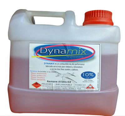 Dynamix 10% Sintético/Ricino – Combustible RC 1 Galón