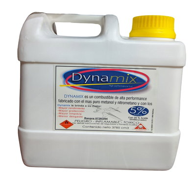 Dynamix 5% Sintético/Ricino – Combustible RC 1 Galón