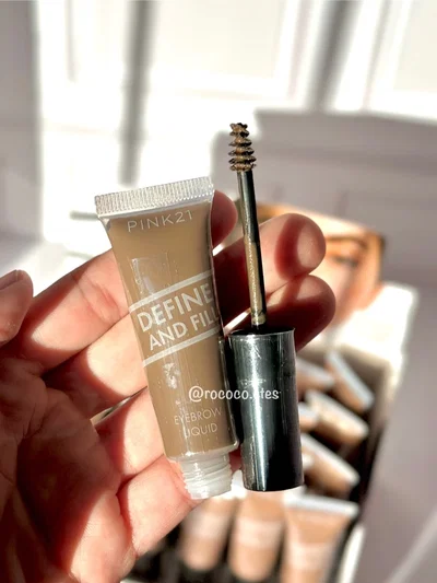 Gel de cejas / mascara de pestañas marrón Pink 21