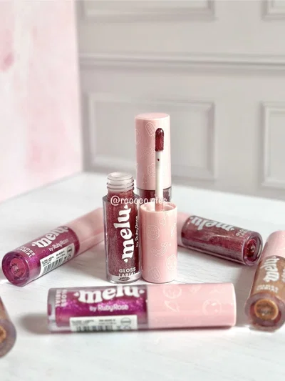 Gloss con glitter Melu Ruby rose