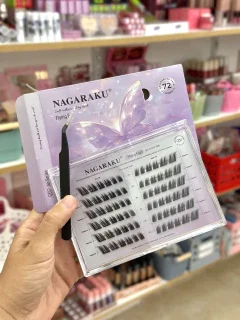 Pestañas postizas autoadhesivas con pinza - Nagaraku