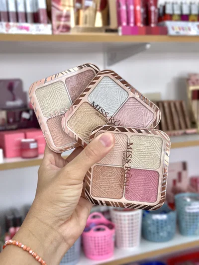 Paleta de iluminadores simil Dior