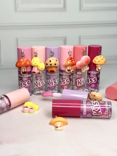 Gloss con dije honguitos