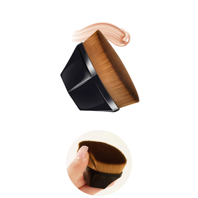 Brocha exagonal con estuche (rosa)