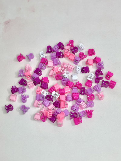 Broches mini colores x10 unidades