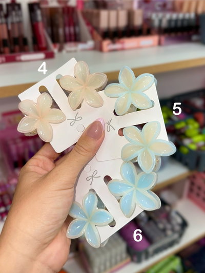 Broche hawai pastel x2