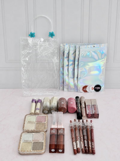 Combo emprendedor makeup viral: 22 productos virales + packaging + envio gratis
