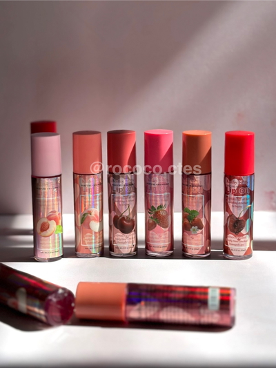 Lip oil con esencia frutas