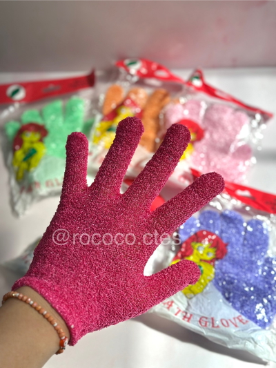 Guante exfoliante