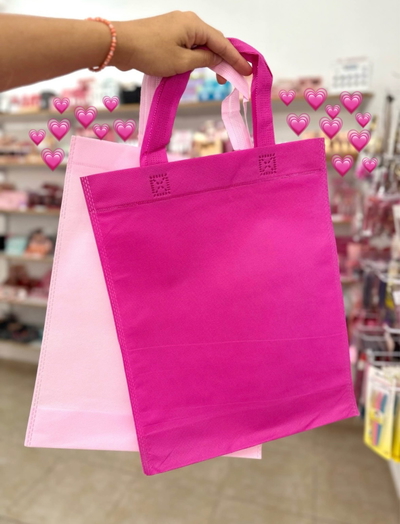 Bolsa friselina manija x5 un. (fucsia) - 30x40x10 cm