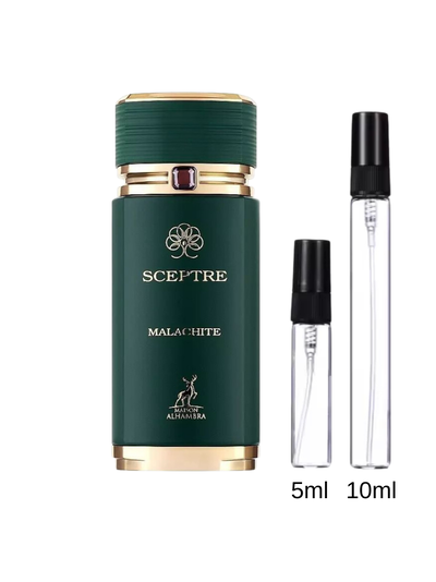 Decant Sceptre Malachite Maison Alhambra 