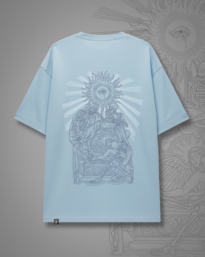 Remera Oversize UMBRAL Celeste