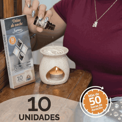 Velas de Noche x 10 unidades
