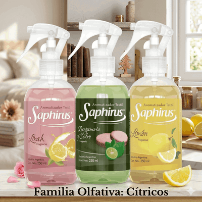 Aromatizador Textiles 250 ml. - Familia Olfativa: Cítricos
