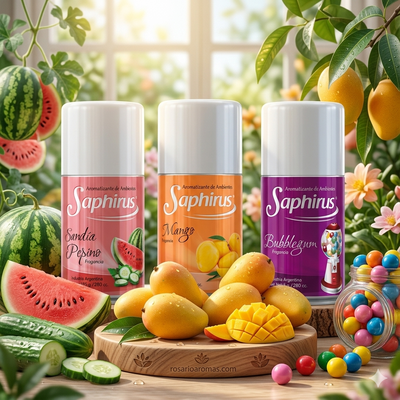 Aerosol Saphirus 380 ml - Familia Olfativa: Frutales
