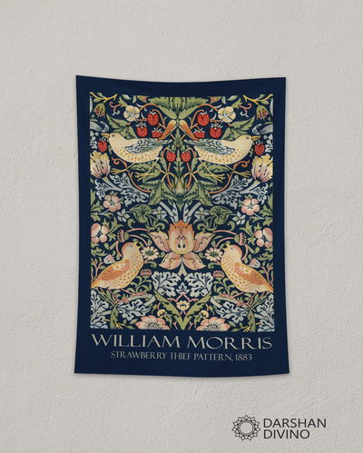 Tapiz "Strawberry thief" William Morris