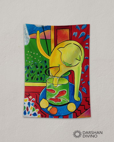 Tapiz "El gato y los peces rojos" Henry Matisse 