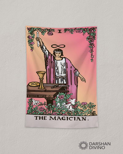 Tapiz "El Mago" color pastel