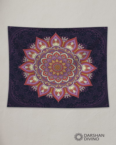 Tapiz "Mandala" violeta