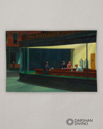 Tapiz "Noctambulos" Edward Hooper