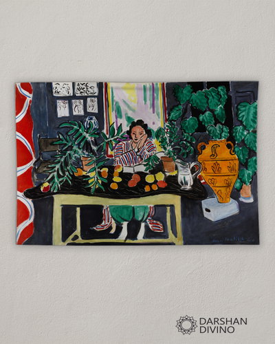 Tapiz "Interior con vaso etrusco" Henry Matisse