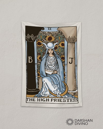 Tapiz "La Sacerdotisa" colores 