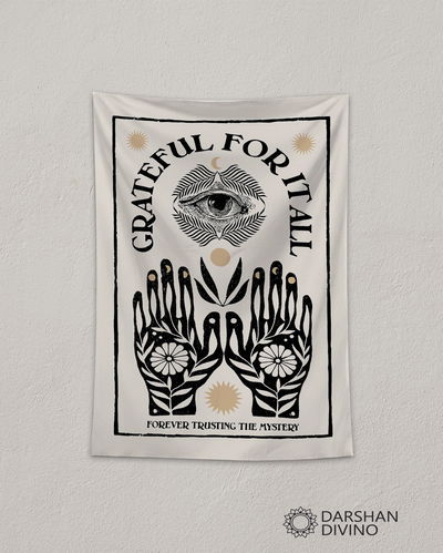 Tapiz "Grateful for it all"