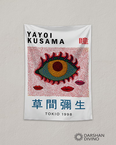 Tapiz "Hitomi" Yayoi Kusama 