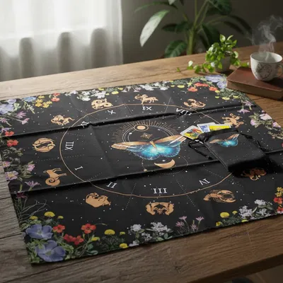 Paño tarot #17 Mariposa Magia