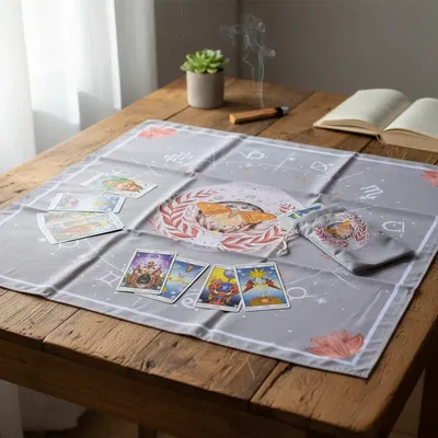 Paño tarot #16 Mariposa Lotos